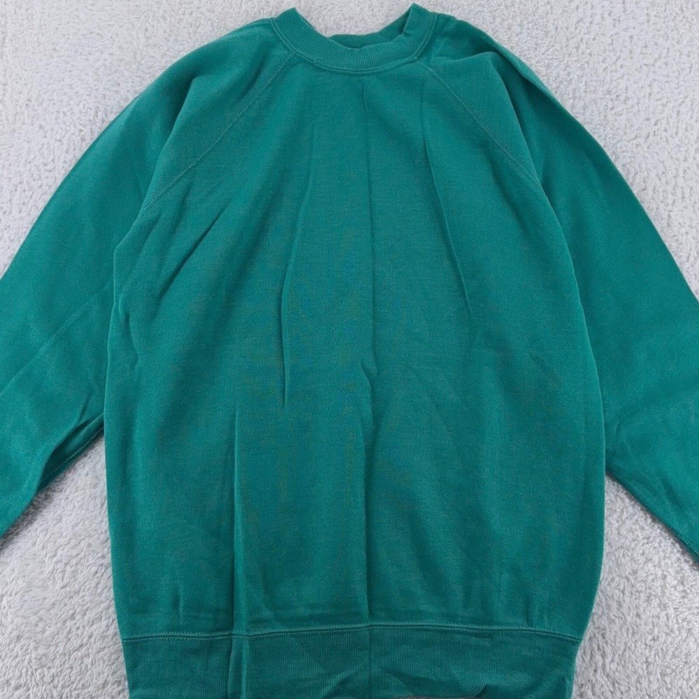 vintage 80s BLANK BLUE SEARS CREWNECK SWEATSHIRT MEDIUM